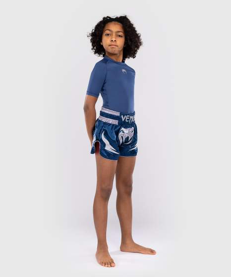 Venum Muay Thai Shorts Inferno Kids, Blau 5
