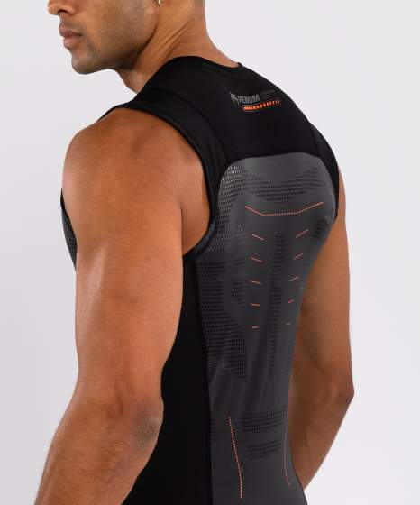 Venum Rash Guard Technical 3.0 Ärmellos, Graphit-Schwarz 6