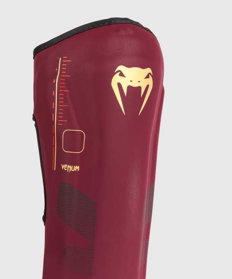 Venum Schienbeinschoner Tactical XT, Burgundrot-Schwarz 3