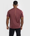 Venum T-Shirt Tactical XT, Schwarz-Burgundrot-Gold 4