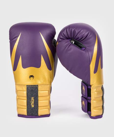 Venum Boxhandschuhe Reverso, Violett-Gold 2