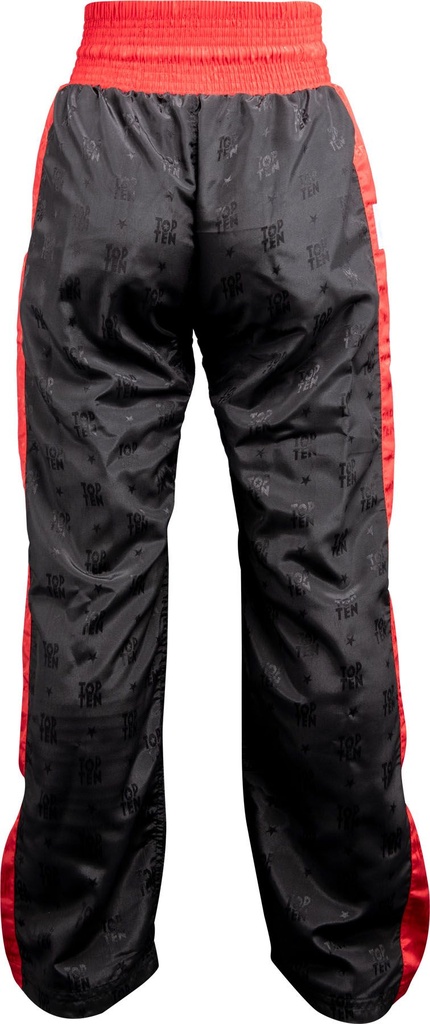 Top Ten Kickboxhose Classic, Schwarz-Rot