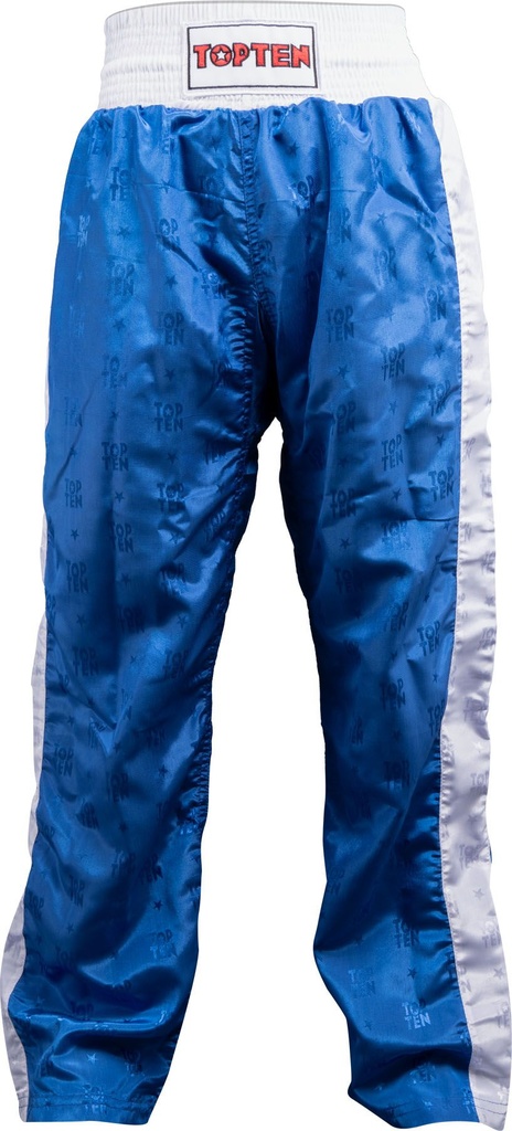 Top Ten Kickboxhose Classic, Blau-Weiss
