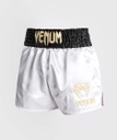 Venum Muay Thai Shorts Classic, Weiß-Schwarz-Gold 2