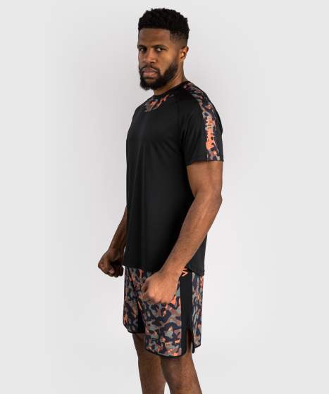 Venum T-Shirt Dry-Tech Jungle OPS, Orange-Canyon-Camo 4
