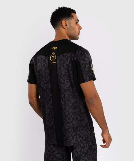 Venum T-Shirt Dry-Tech X Topuria Unmatched Edition, Schwarz-Gold 3