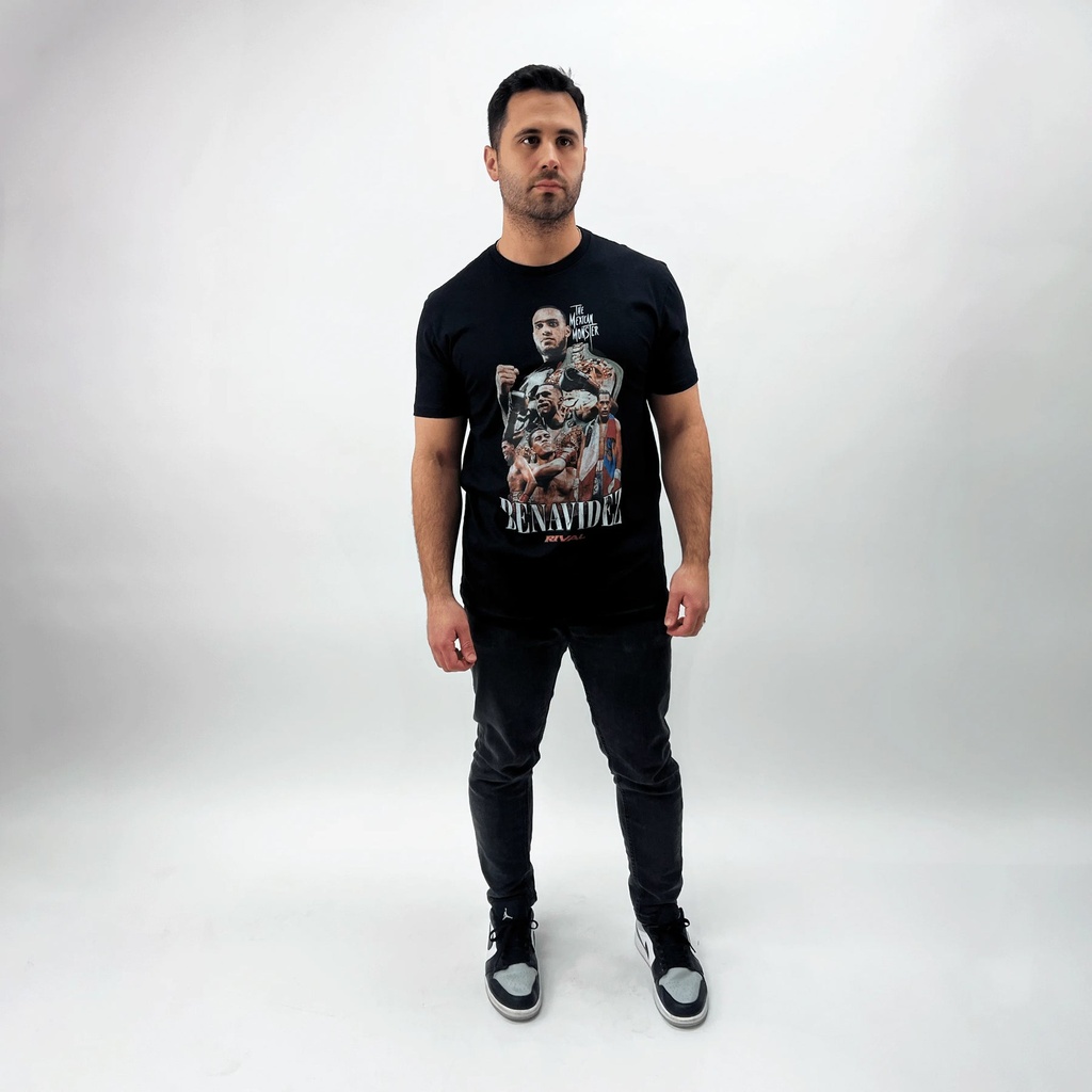 Rival T-Shirt David Benavidez The Mexican Monster, Schwarz 2