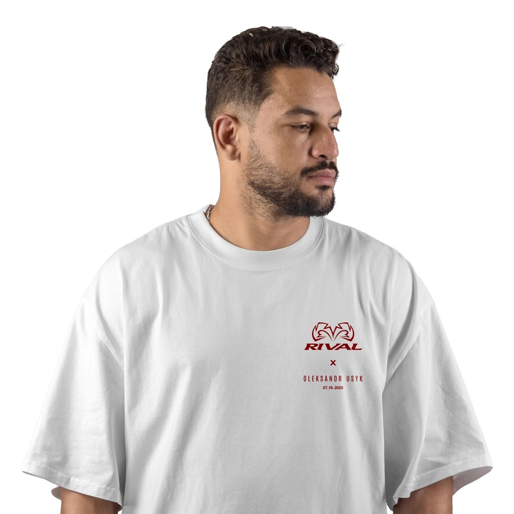 Rival T-Shirt Usyk Graphic, Weiß 5