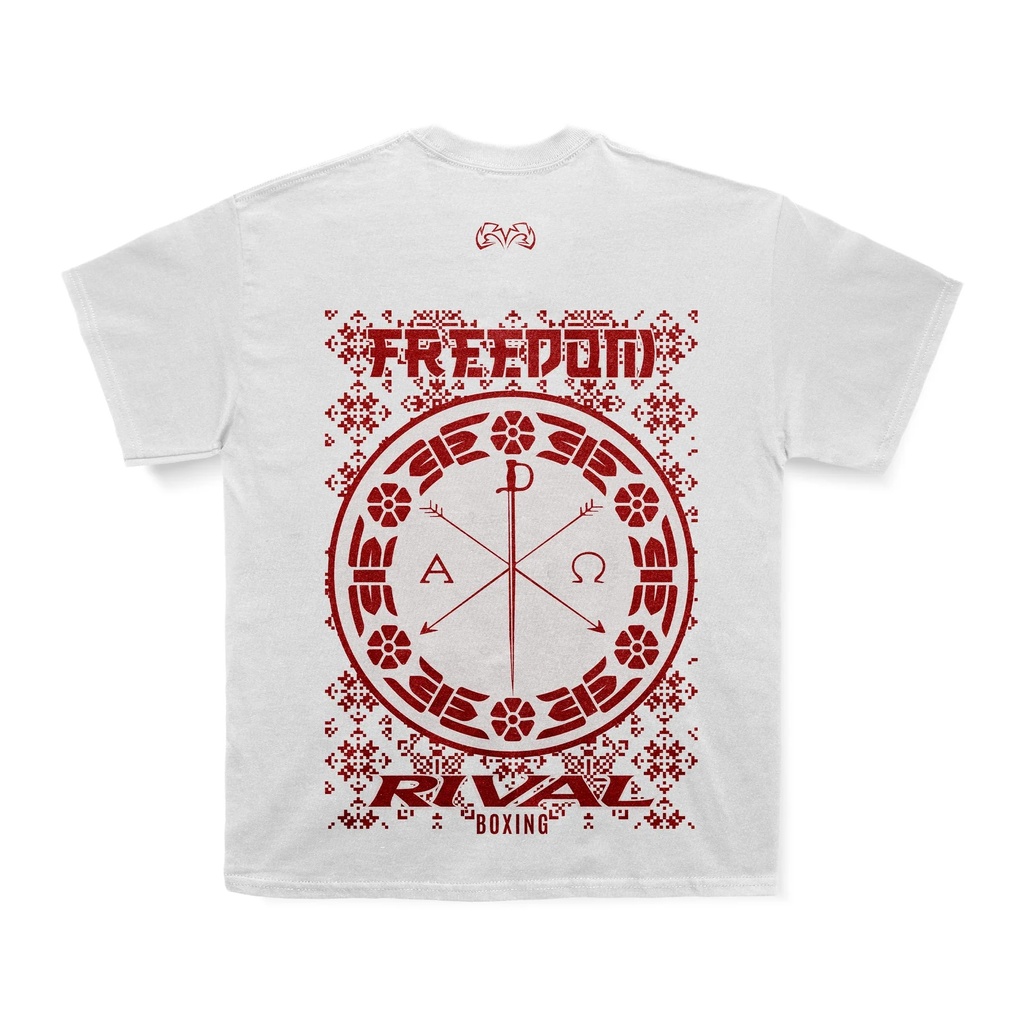 Rival T-Shirt Usyk Graphic, Weiß 7