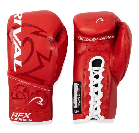 Rival Boxhandschuhe RFX-Guerrero Pro Fight HDE-F mit Schnürung, Rot
