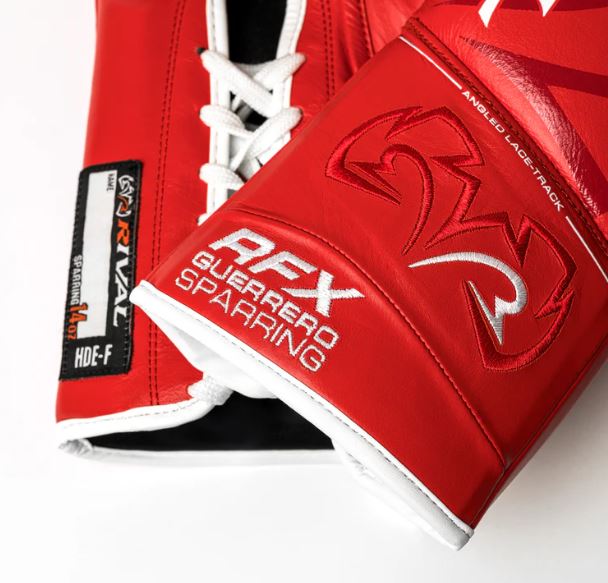 Rival Boxhandschuhe RFX-Guerrero Sparring HDE-F mit Schnürung, Rot