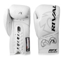 Rival Boxhandschuhe RFX-Guerrero Pro Fight HDE-F mit Schnürung, Weiß