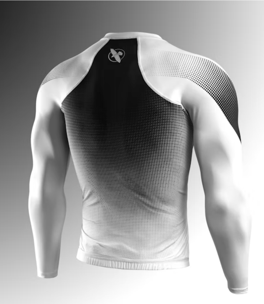 Hayabusa Rash Guard Pro Ranked, Weiß 2