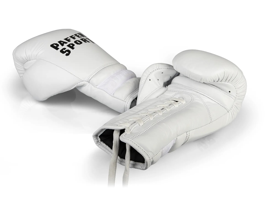 Paffen Sport Boxhandschuhe Pro Lace X mit Schnürung, White 4