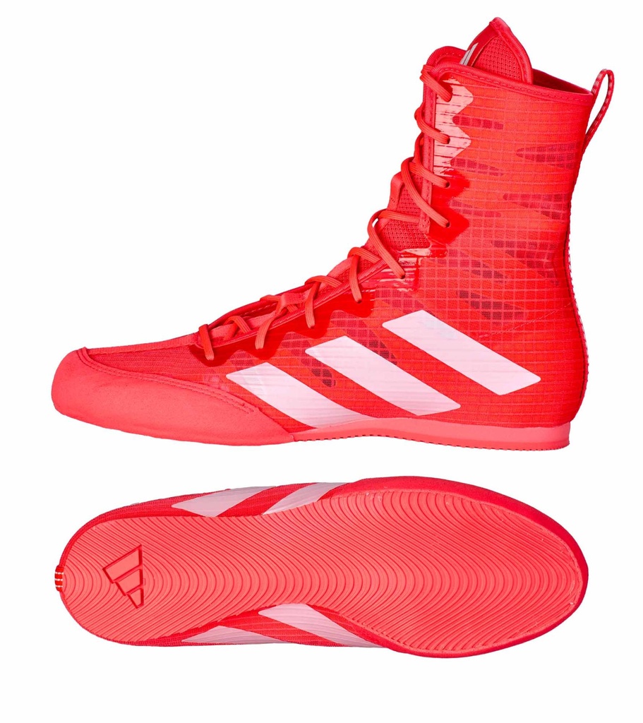 adidas Boxschuhe Box Hog 4, Rot-Weiß 2