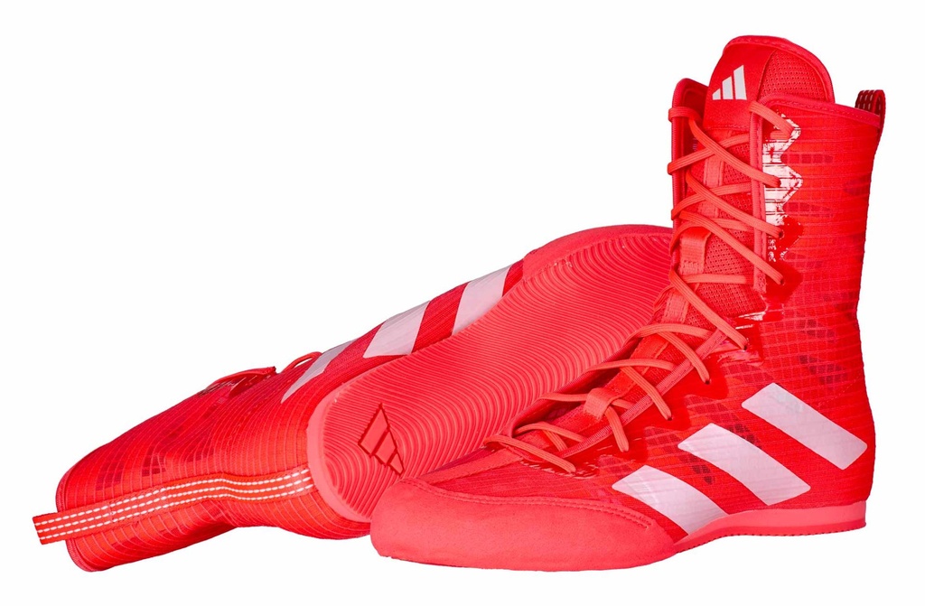 adidas Boxschuhe Box Hog 4, Rot-Weiß 3