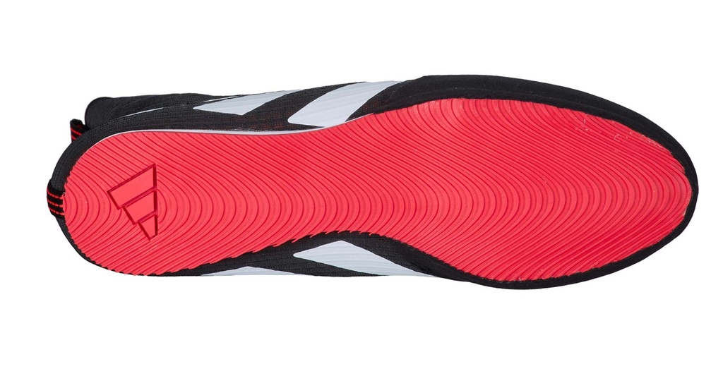 adidas Boxschuhe Box Hog 4, Schwarz-Weiß-Rot 6