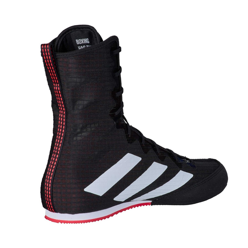 adidas Boxschuhe Box Hog 4, Schwarz-Weiß-Rot 7