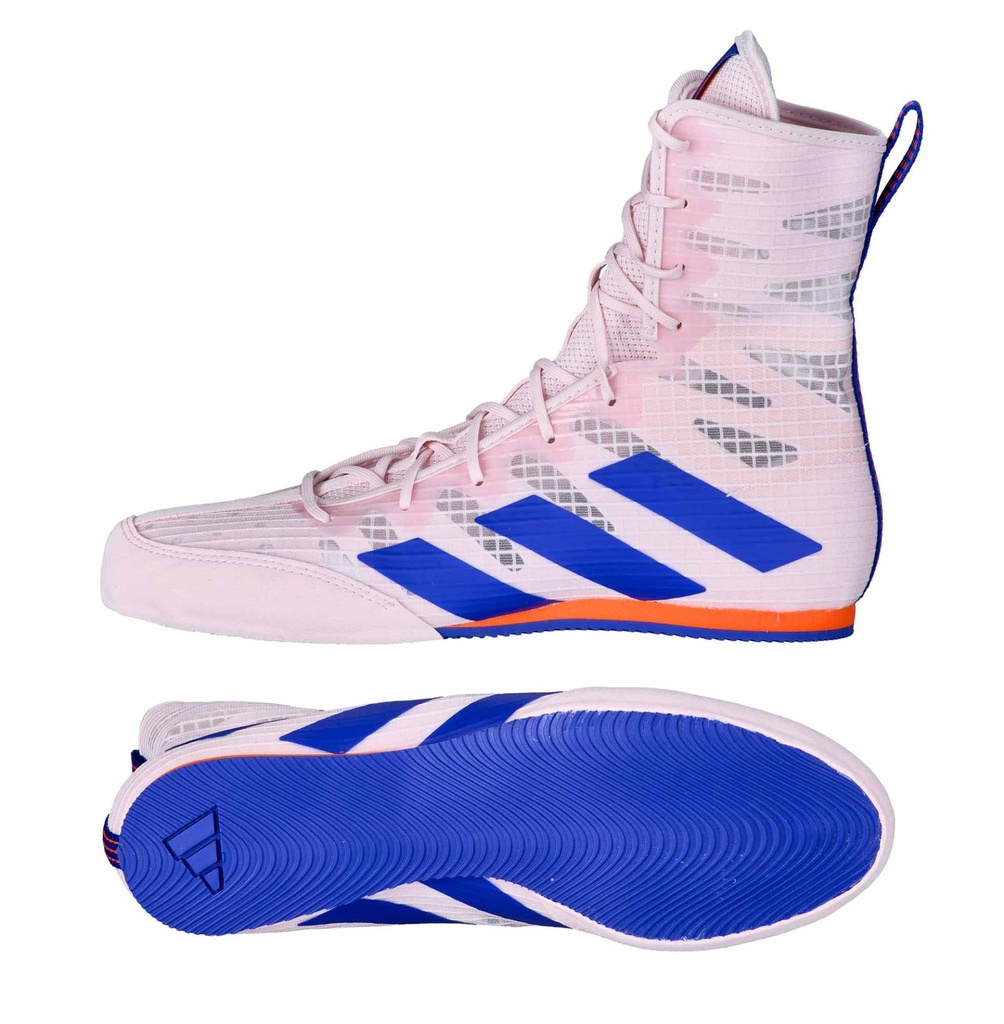 adidas Boxschuhe Box Hog 4, Weiß-Blau 2