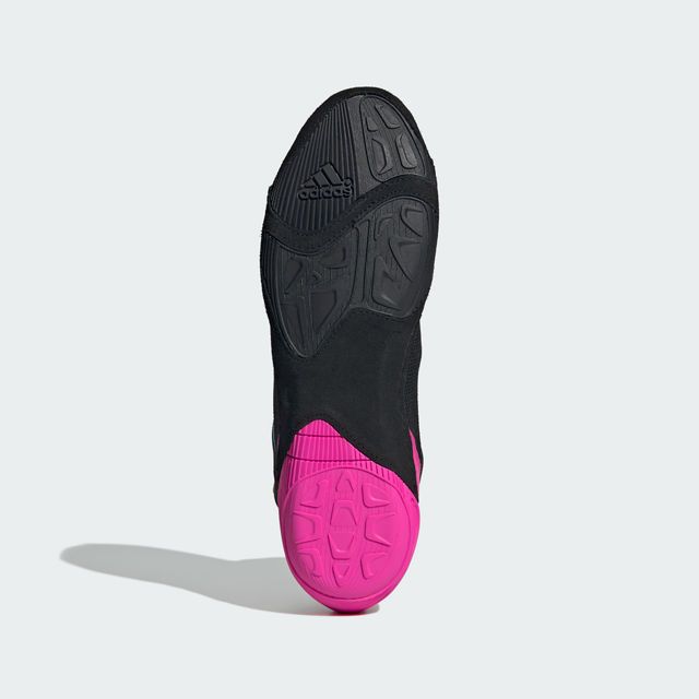 adidas Ringerschuhe Adizero, Schwarz-Pink-Gelb 7