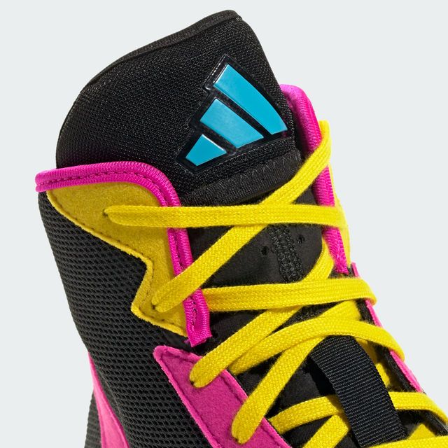 adidas Ringerschuhe Adizero, Schwarz-Pink-Gelb 10