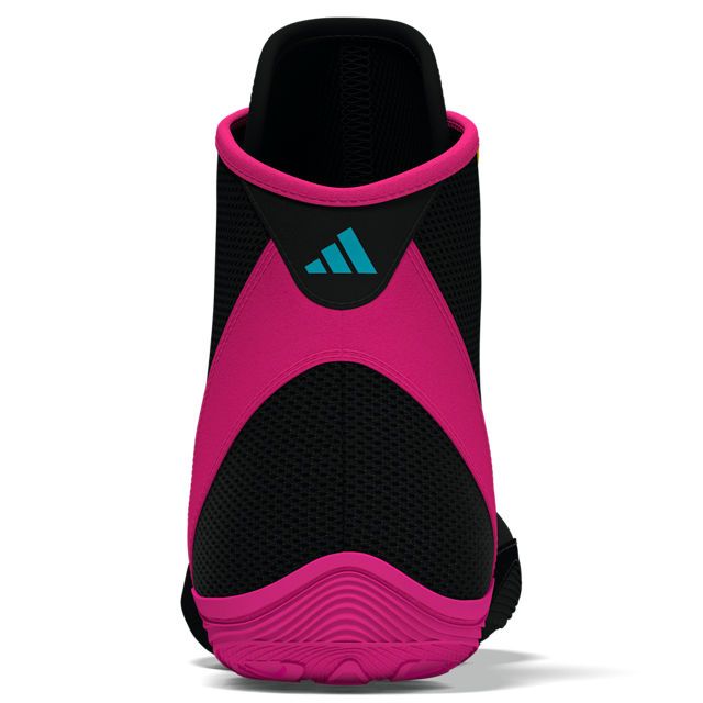 adidas Ringerschuhe Adizero, Schwarz-Pink-Gelb 13