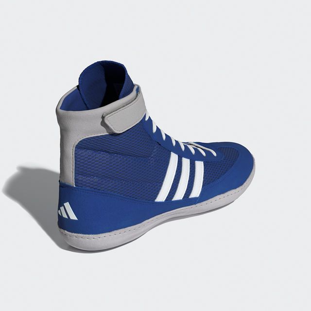 adidas Ringerschuhe Combat Speed 4, Blau-Weiß-Grau 3