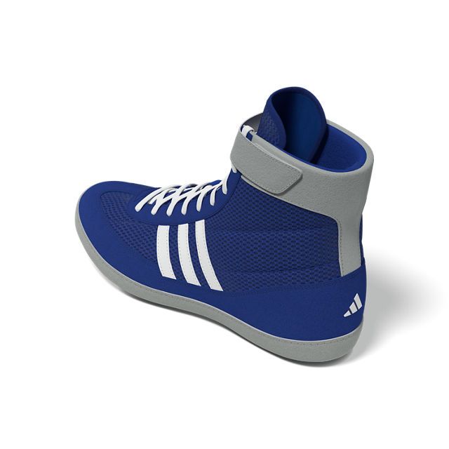 adidas Ringerschuhe Combat Speed 4, Blau-Weiß-Grau 4