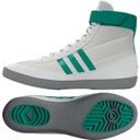adidas Ringerschuhe Combat Speed 4, Weiß-Grün-Grau 14