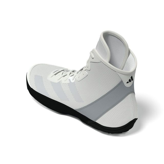 adidas Ringerschuhe Combat Speed 4, Weiß-Silber-Schwarz 6