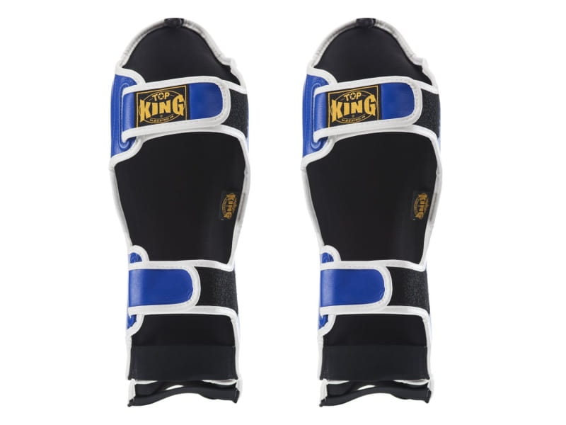 Top King Schienbeinschoner Pro Leder, Blau