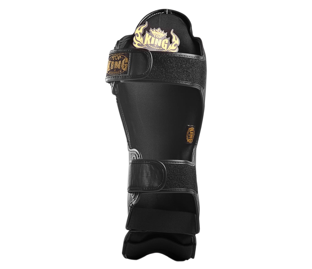 Top King Schienbeinschoner Pro Leder, Schwarz