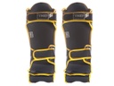 Top King Schienbeinschoner Pro Leder, Schwarz-Gelb