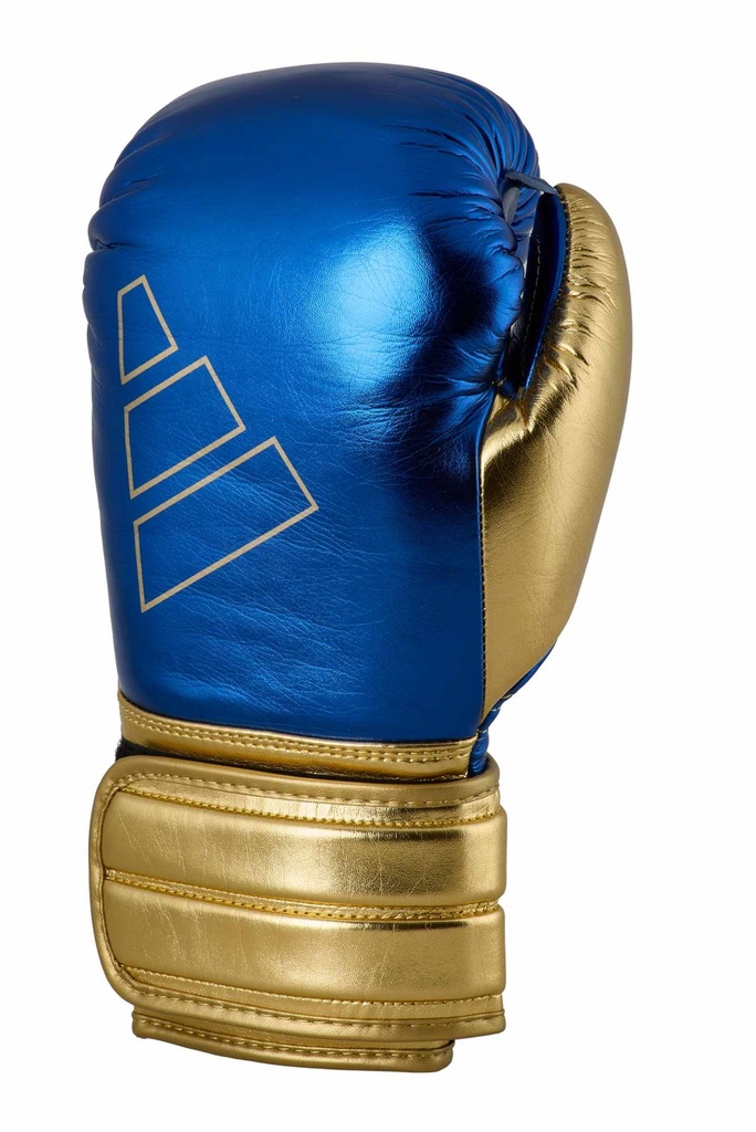 adidas Boxhandschuhe Hybrid 500, Blau-Gold 3
