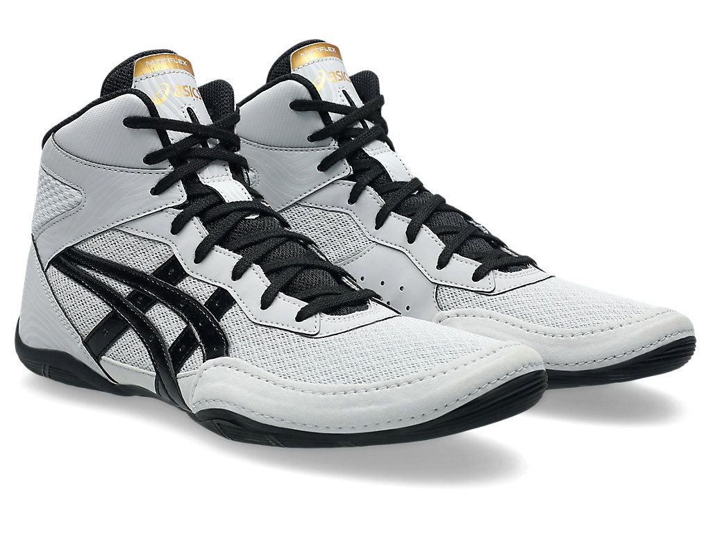 asics Ringerschuhe Matflex 7 GS Kids, Hellgrau-Schwarz