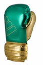 adidas Boxhandschuhe Hybrid 500, Grün-Gold 3