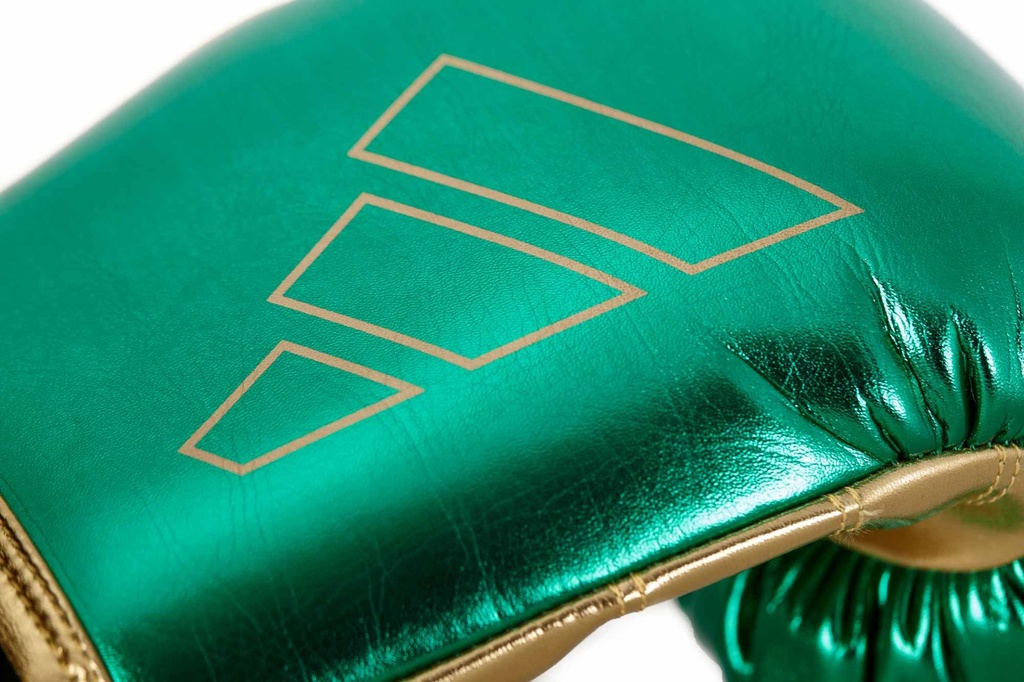 adidas Boxhandschuhe Hybrid 500, Grün-Gold 6
