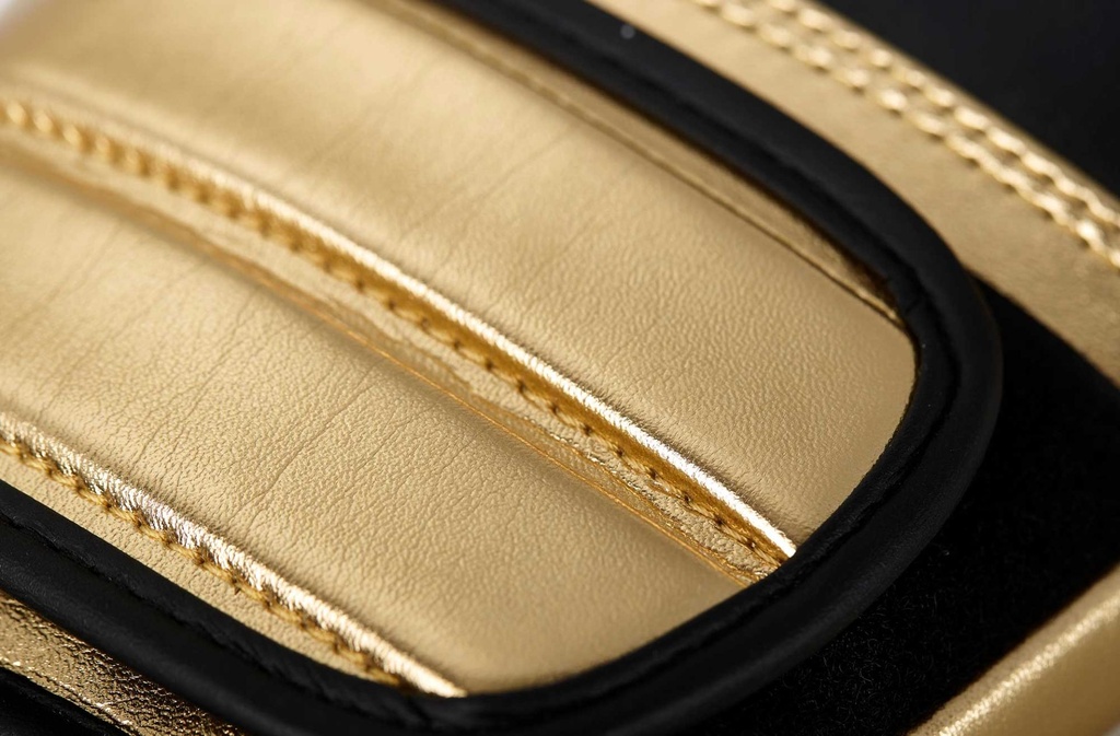 adidas Boxhandschuhe Hybrid 500, Schwarz-Gold 7