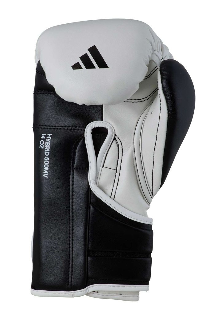 adidas Boxhandschuhe Hybrid 500, Weiß-Schwarz 5