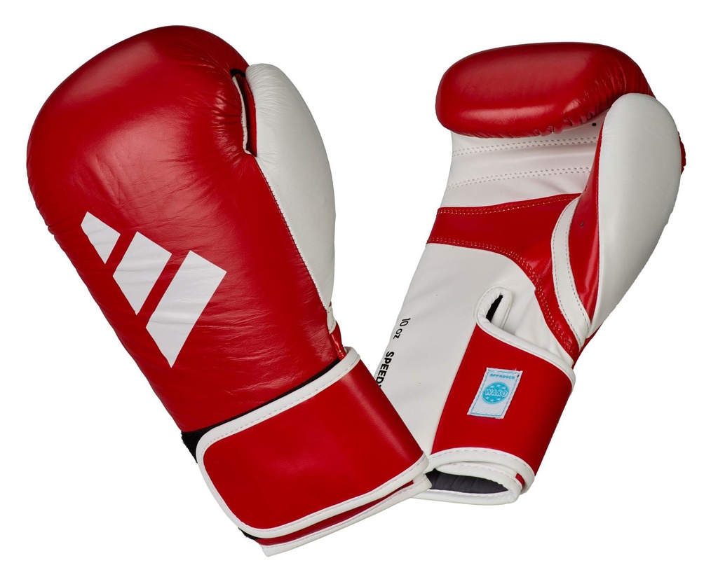 adidas Boxhandschuhe Speed 165 WAKO, Rot-Weiß 2
