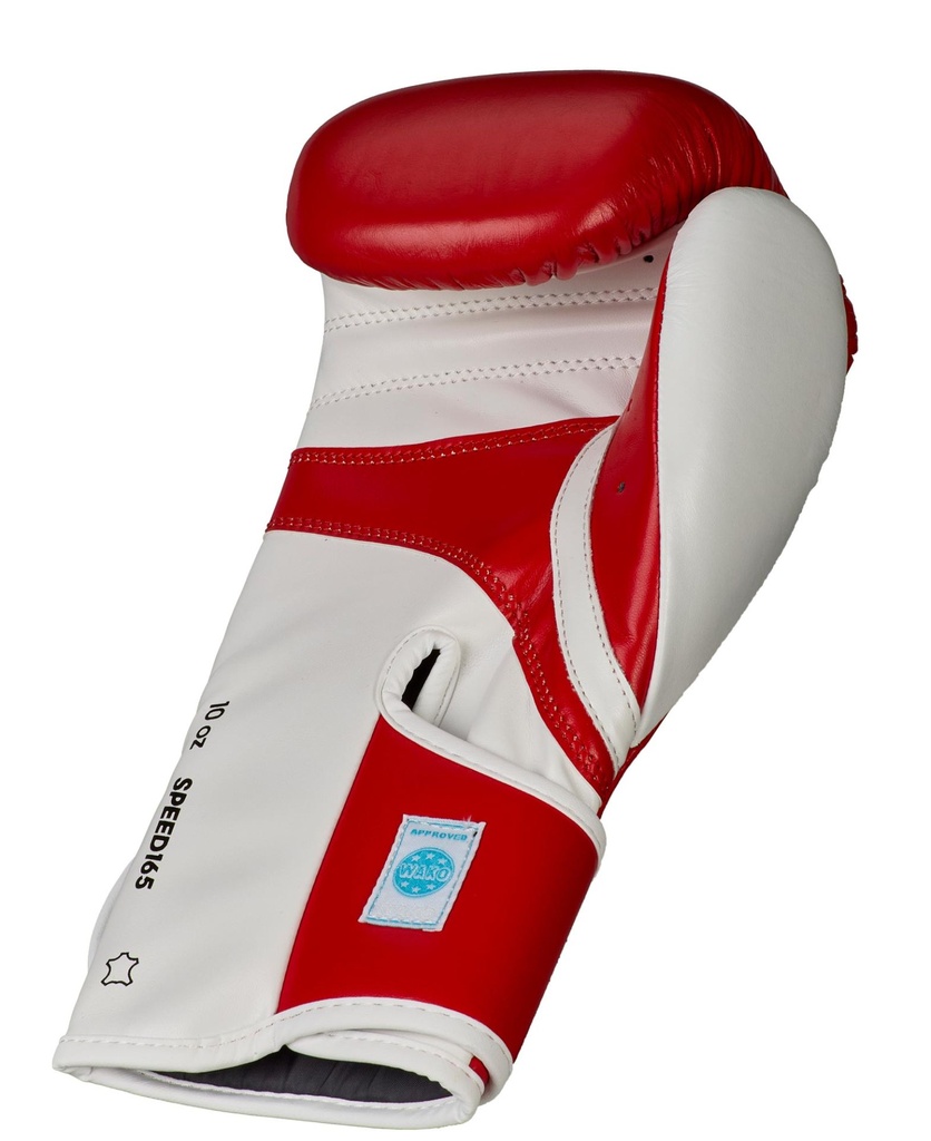 adidas Boxhandschuhe Speed 165 WAKO, Rot-Weiß 3