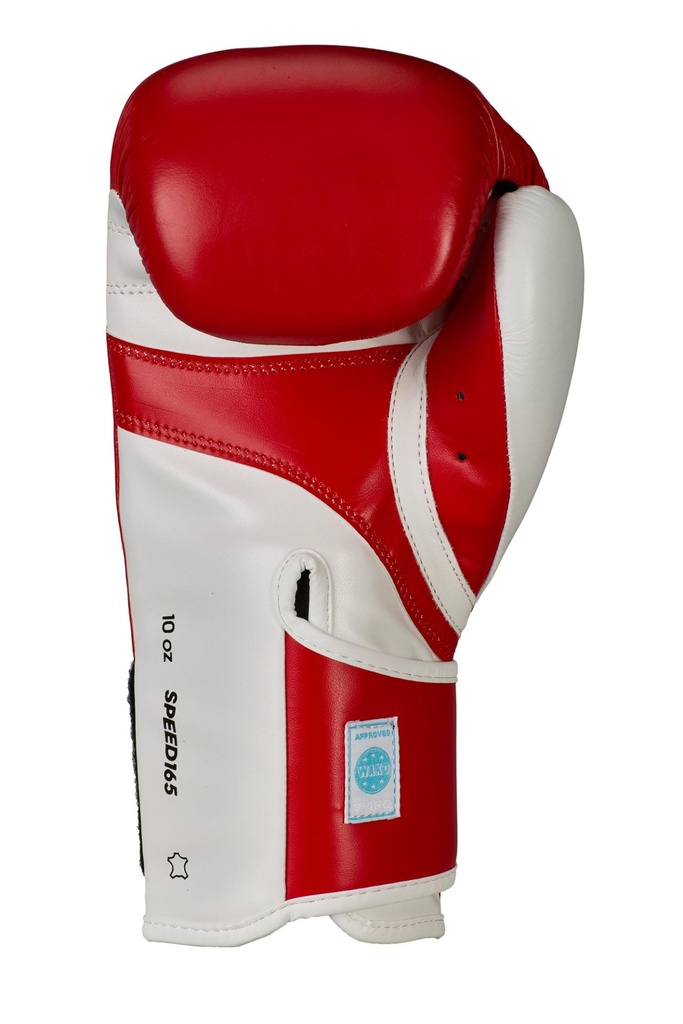 adidas Boxhandschuhe Speed 165 WAKO, Rot-Weiß 4