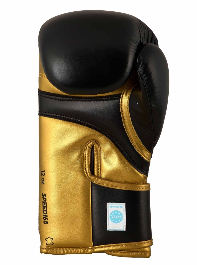 adidas Boxhandschuhe Speed 165, Schwarz-Gold 4