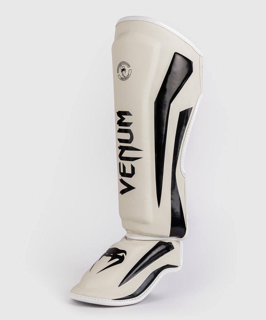 Venum Schienbeinschoner Elite, Weiß-Schwarz