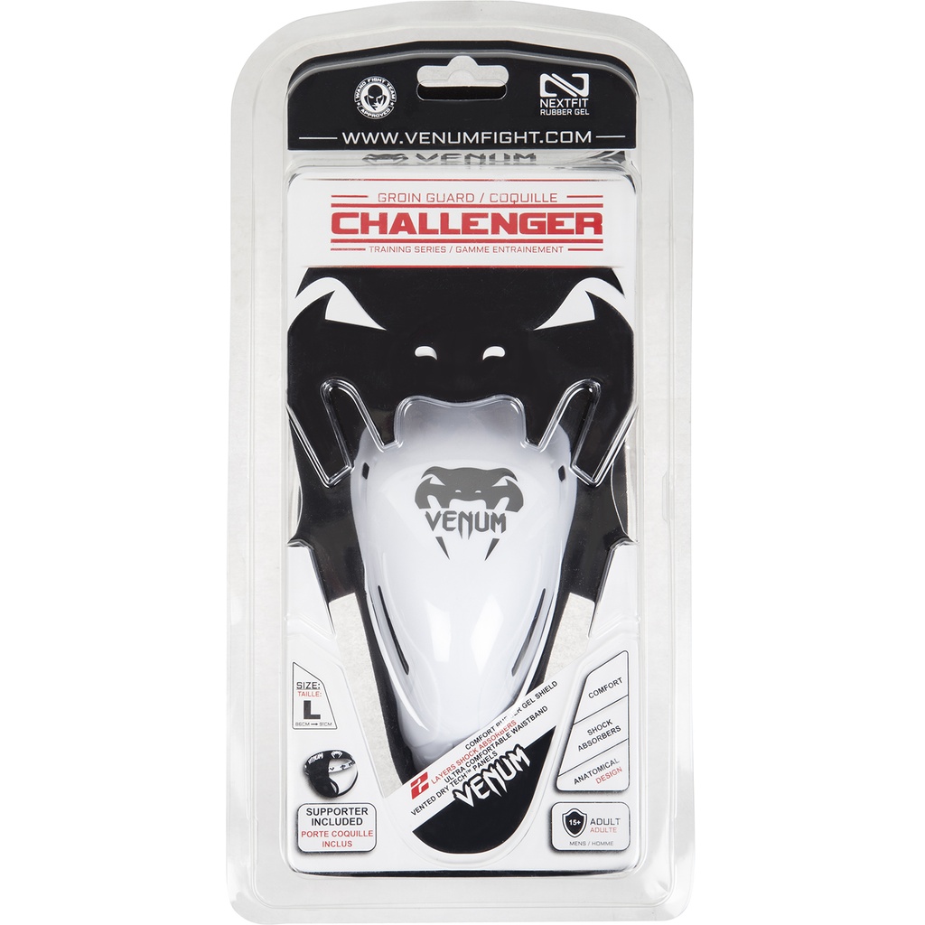 Venum Tiefschutz Challenger, Schwarz-Weiß