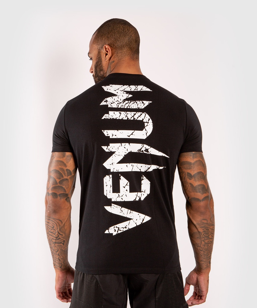 Venum T-Shirt Giant, Schwarz-Weiß