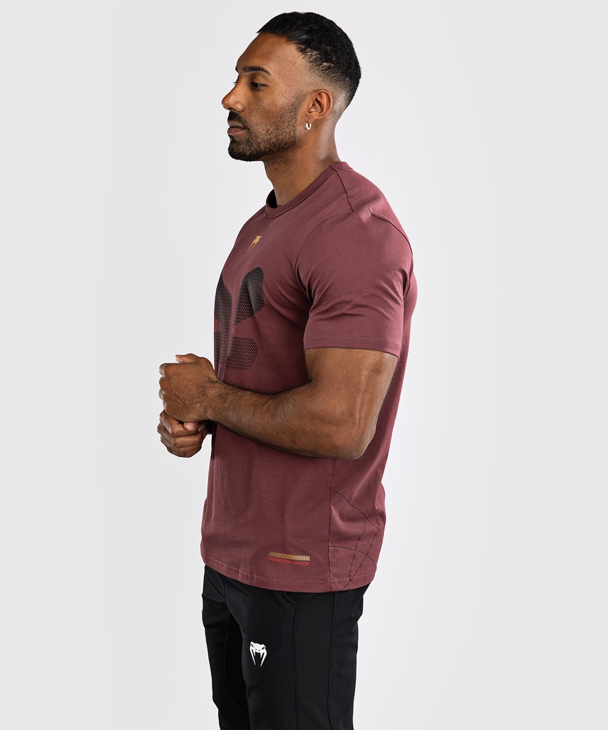 Venum T-Shirt Tactical XT, Schwarz-Burgundrot-Gold