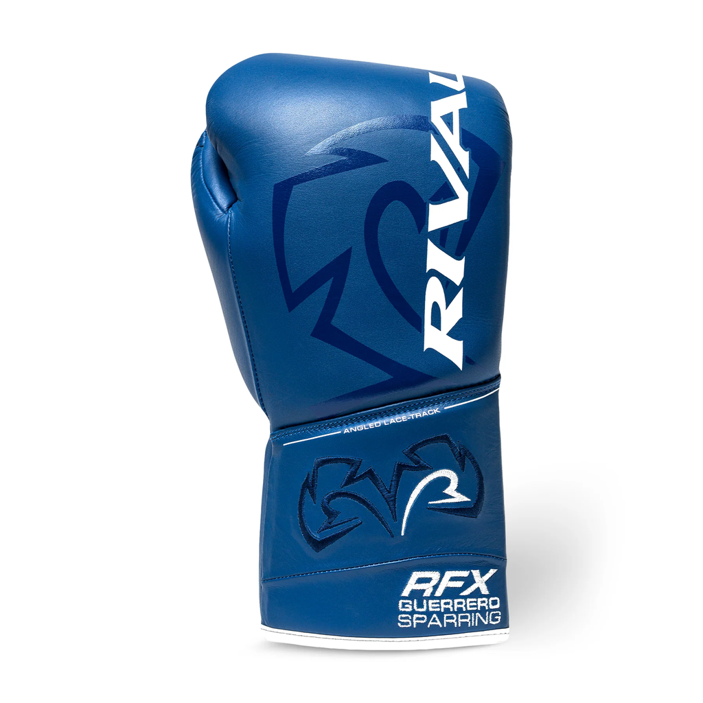 Rival Boxhandschuhe RFX-Guerrero Sparring HDE-F mit Schnürung, Blau