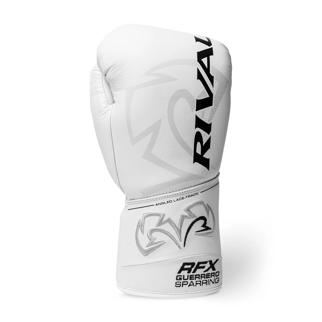 Rival Boxhandschuhe RFX-Guerrero Sparring HDE-F mit Schnürung, Weiß