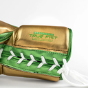 Rival Boxhandschuhe RS100 Professional Sparring mit Schnürung, Grün-Gold